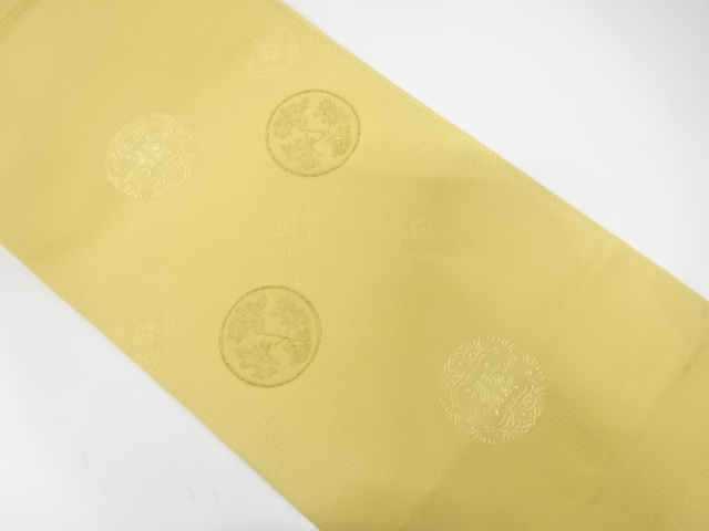 JAPANESE FUKURO OBI / WOVEN BRANCH FLOWER